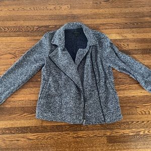 Fleece-Lined A-line Jacket